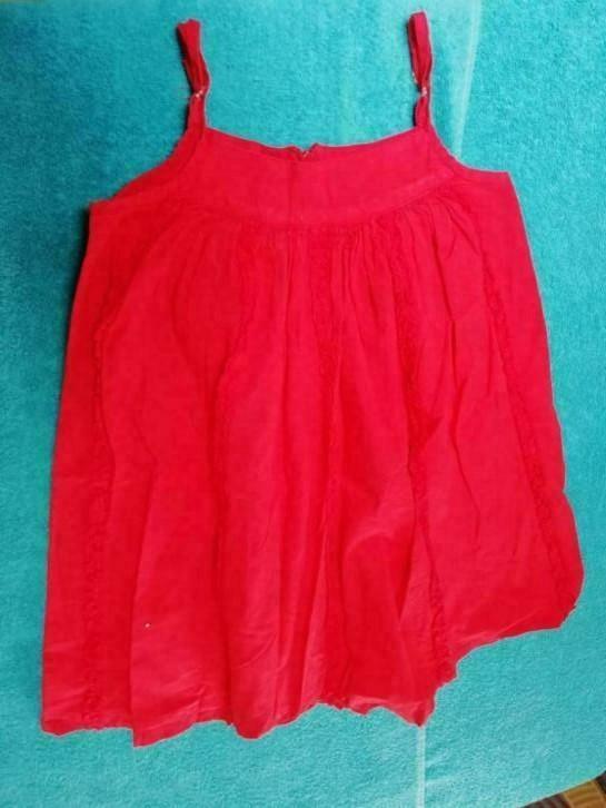 Rood zonnejurkje Barbara Barber maat 104, Ophalen of Verzenden, Gebruikt, Meisje, Jurk of Rok