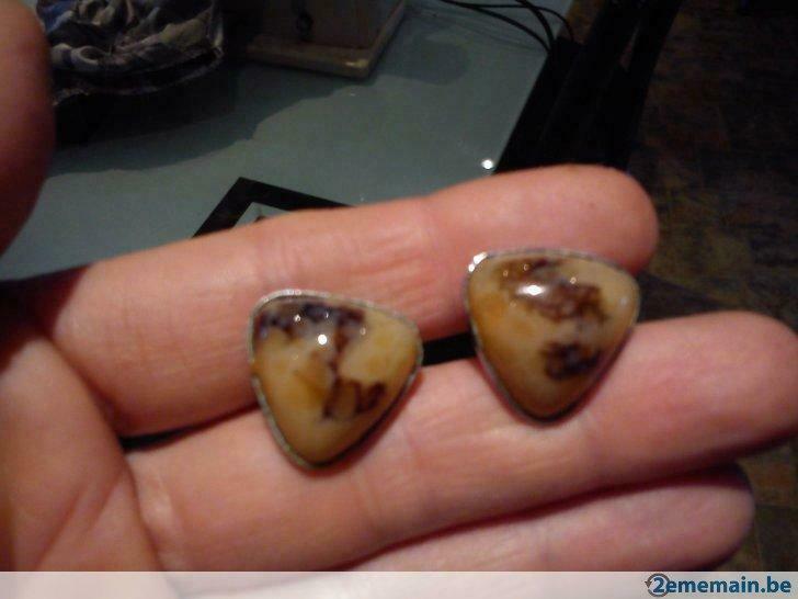 vintage manchetknopen, Handtassen en Accessoires, Manchetknopen, Gebruikt, Overige materialen