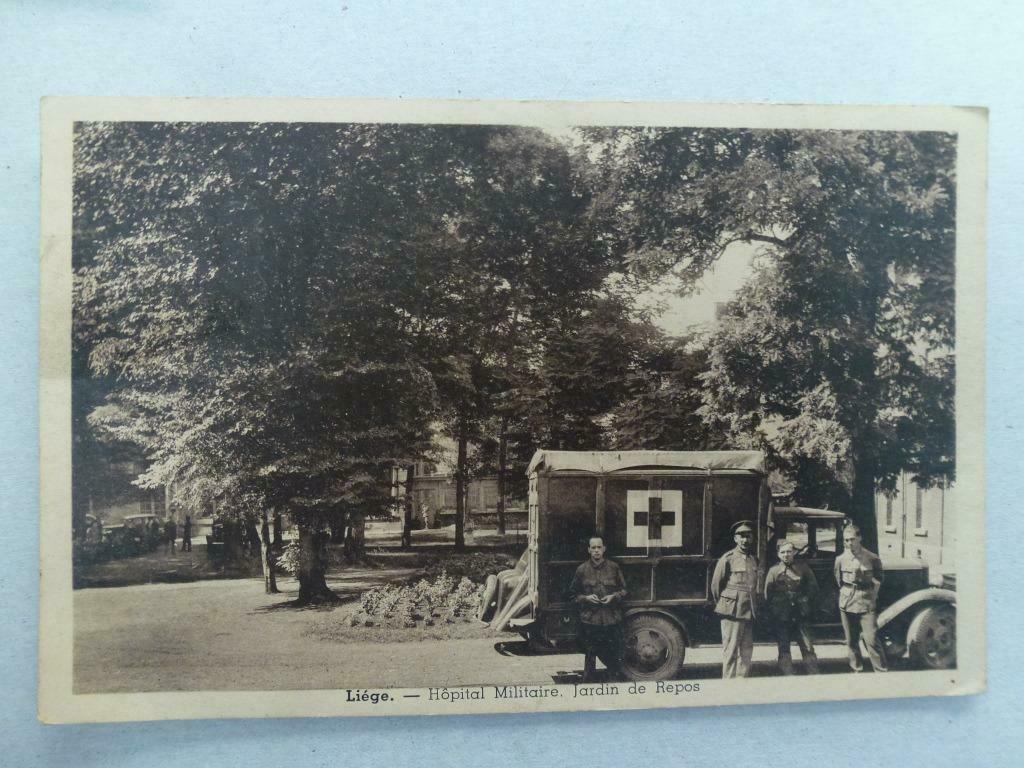 Liège Liége Hôpital Militaire Jardin de repos, Collections, Envoi, Affranchie, Liège