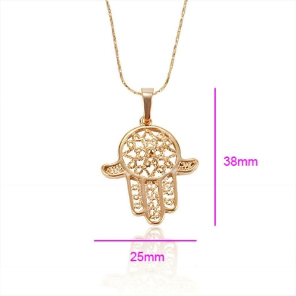Pendentif Main de fatma + Chaine Neuf N° 37146, Neuf, Autres matériaux, Envoi, Autres représentations