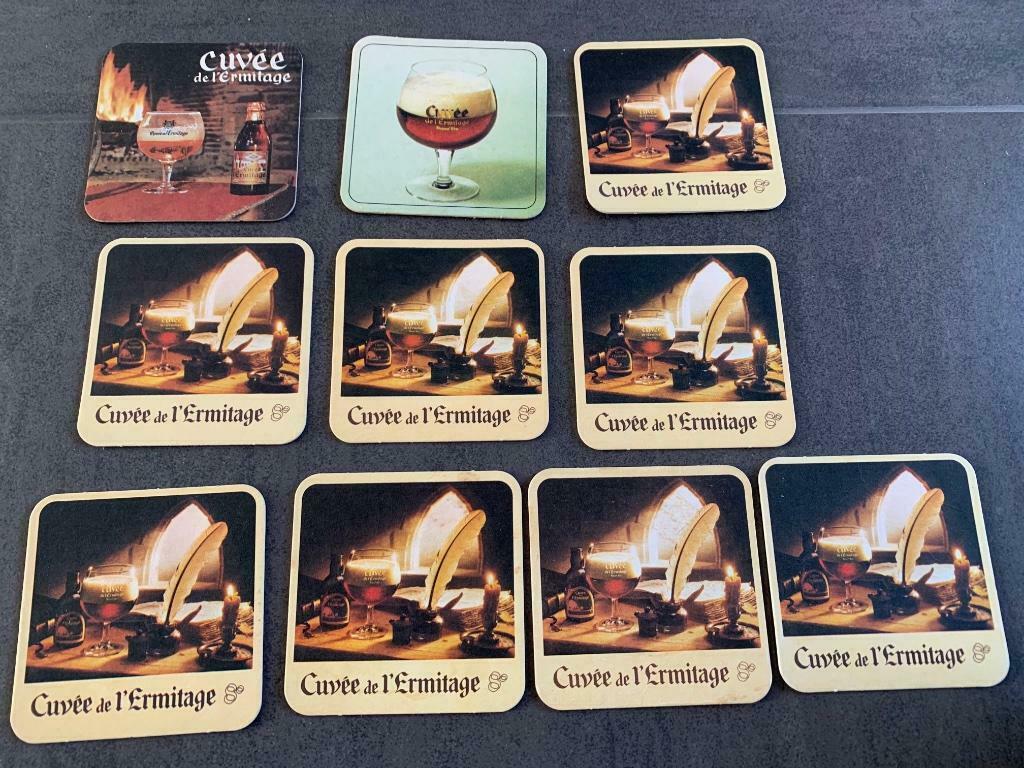 Bierviltjes Cuvée de l'Ermitage, Enlèvement, Utilisé, Sous-bock, Autres marques