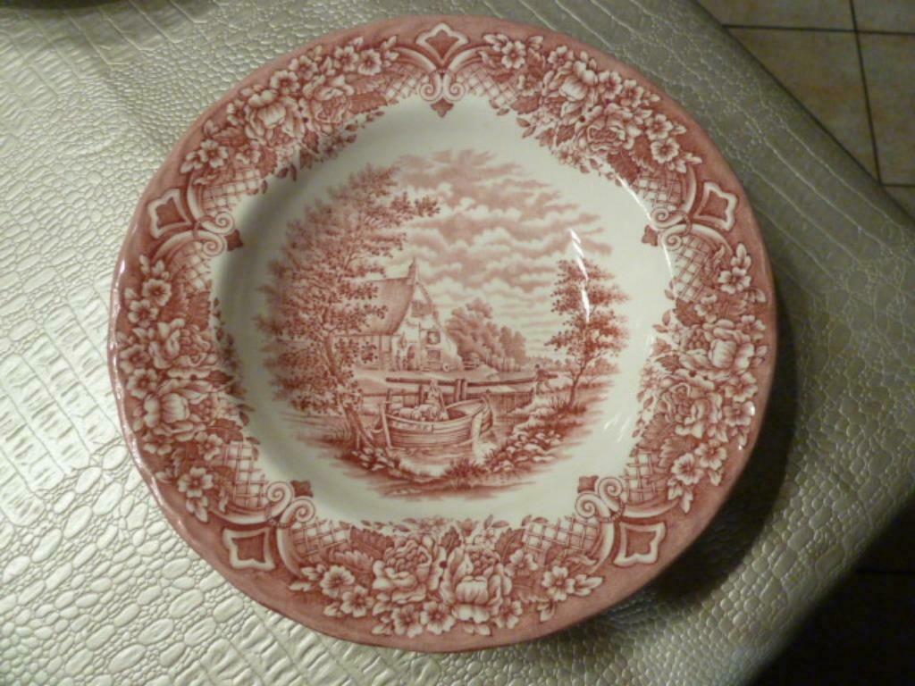Deep Plate Homeland Grindley Staffordshire England, Antiek en Kunst, Antiek | Keramiek en Aardewerk, Ophalen