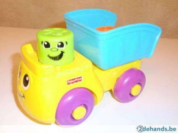 kiekeboe blokkken buldozer, Kinderen en Baby's, Speelgoed | Fisher-Price, Gebruikt