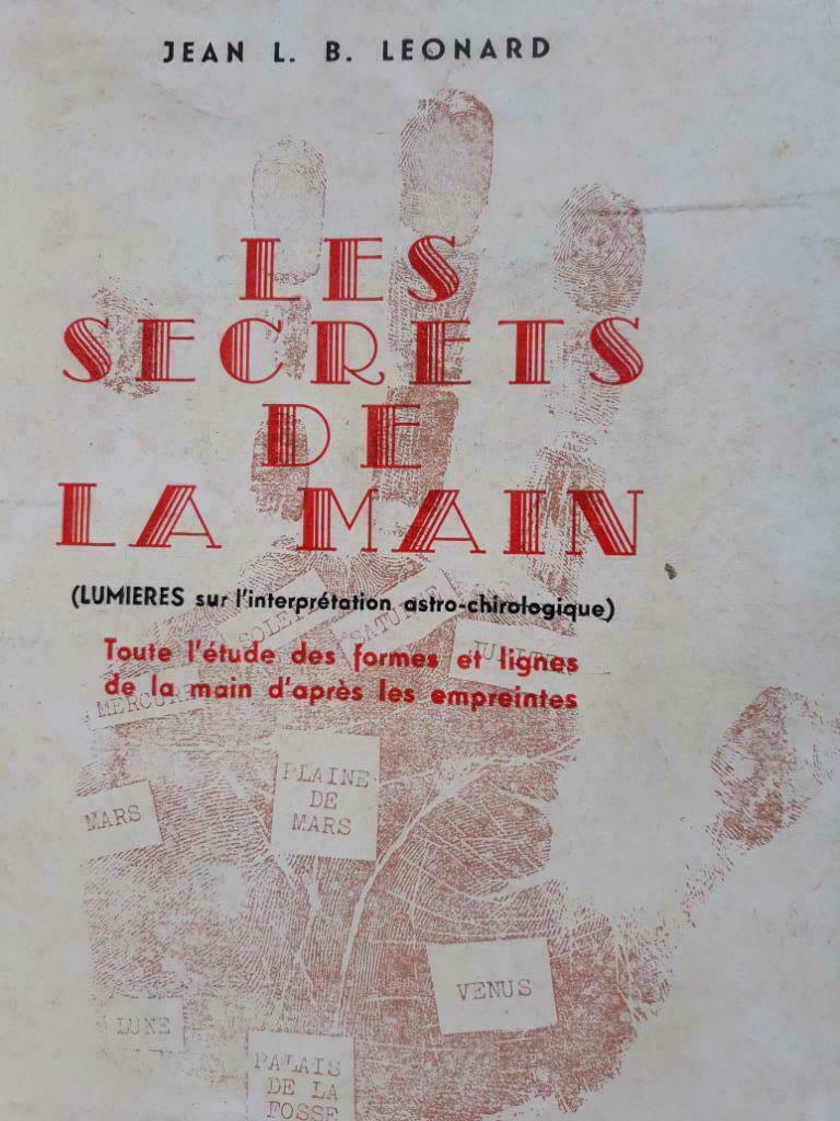 Lumières sur l'interprétation astro-chirologique, J. Léonard, Livres, Jean Léonard, Enlèvement ou Envoi, Utilisé, Autres sujets/thèmes