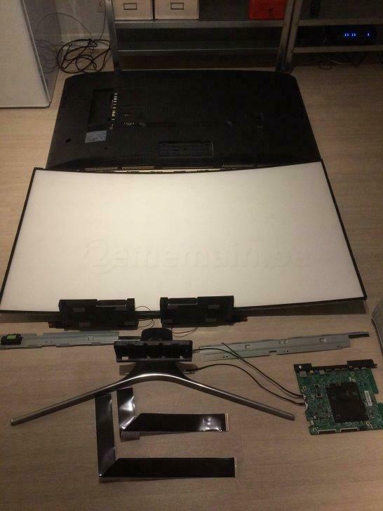 samsung ue55ku6100wxxn 4k ultra hd smart tv wifi - pieces, Utilisé