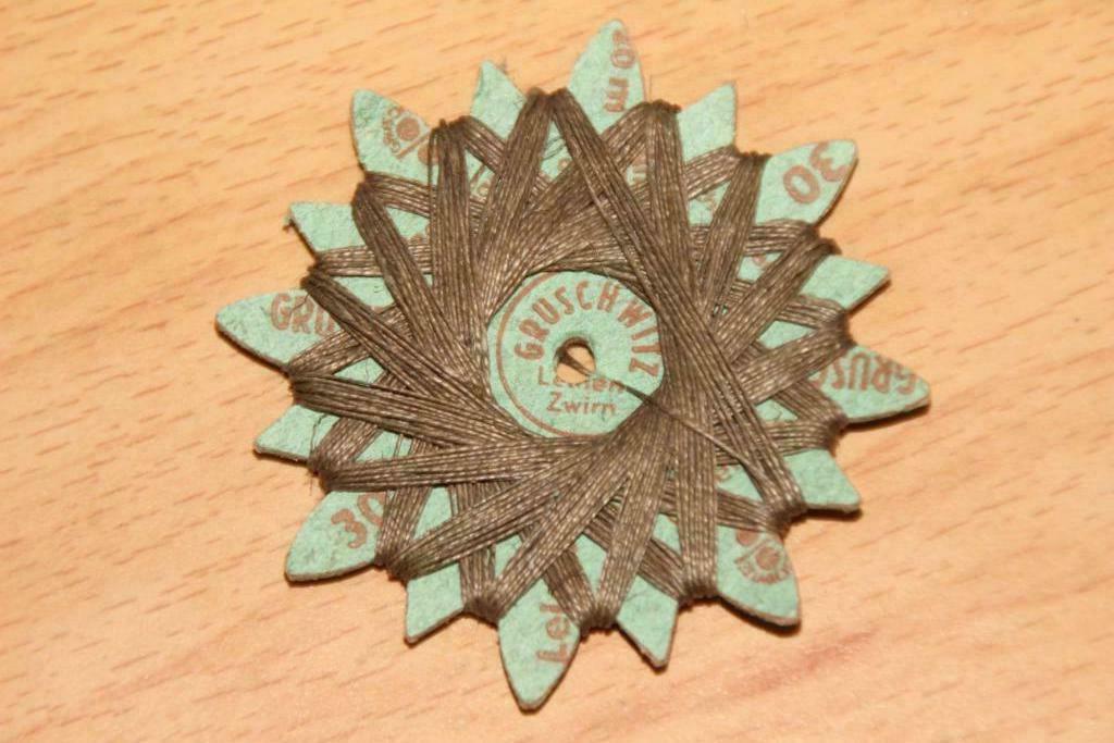 WW2 Allemagne bobine de fil à coudre WH., Envoi, Armée de terre, Vêtements ou Chaussures