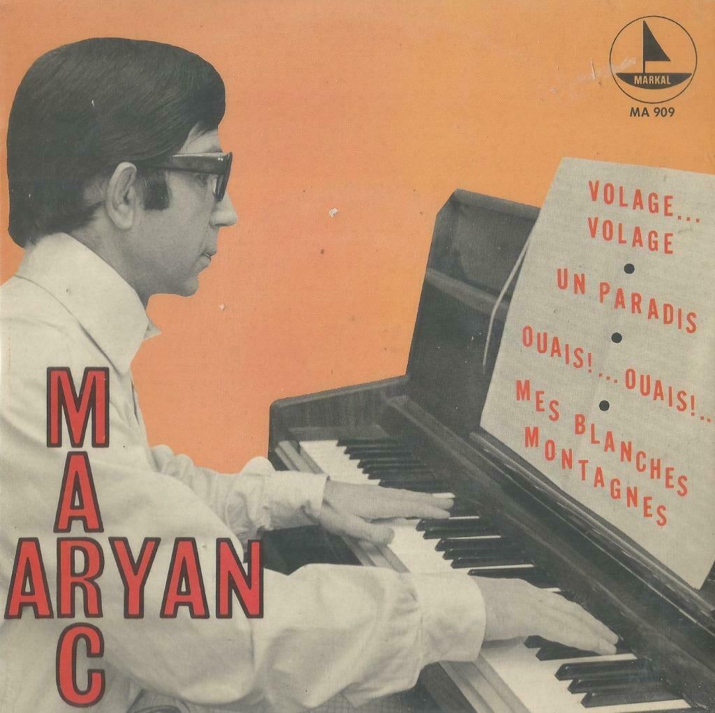 Marc Aryan – Volage .. volage / Un paradis + 2 – Single - EP, Gebruikt, 7 inch, Ophalen of Verzenden, Pop