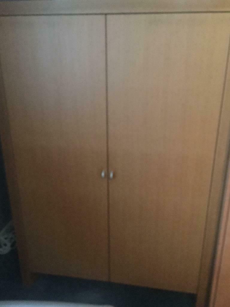 Computerkast, Huis en Inrichting, Kasten | Computermeubels, Ophalen, Gebruikt, Eikenhout