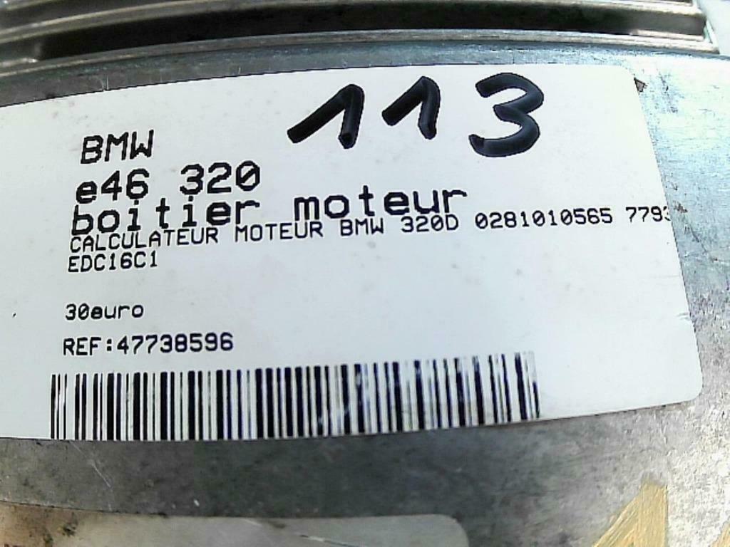 Boitier moteur BMW E46 320D 0281010565 DDE7789327 (113), Autos : Pièces & Accessoires, Enlèvement ou Envoi, Utilisé, BMW
