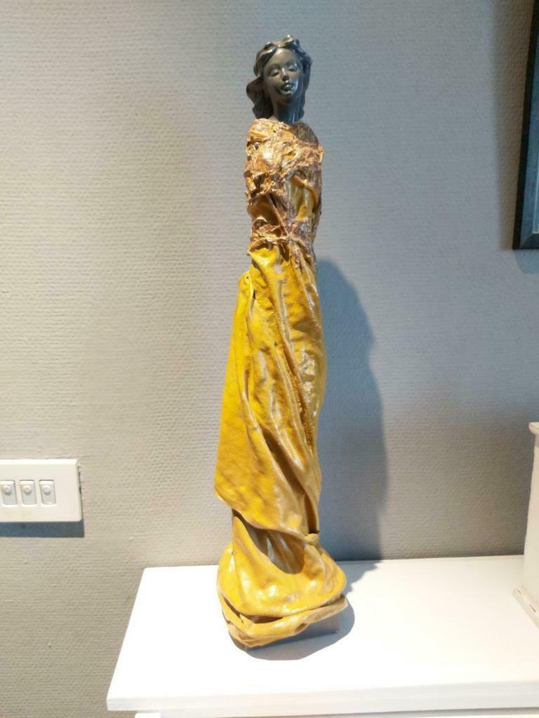 Beeld vrouw papier-maché, Ophalen of Verzenden