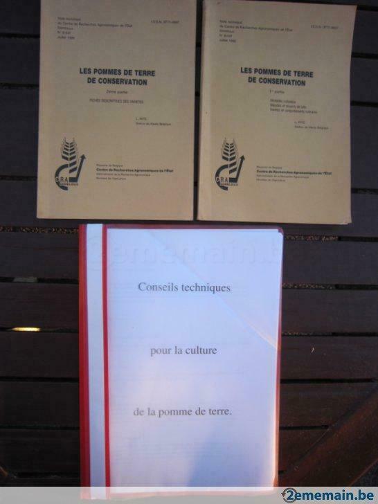 Les pommes de terre de conservation - CRA Gembloux 1986, Boeken, Overige Boeken, Gelezen