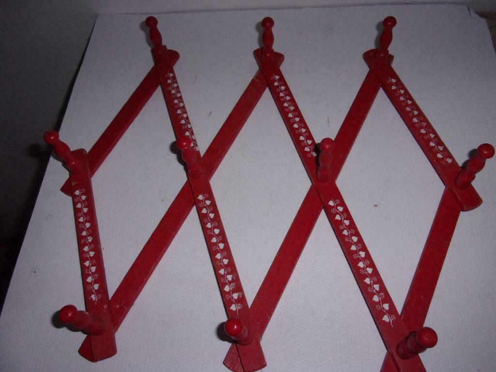 porte-manteaux accordéon vintage, Enlèvement ou Envoi, Moins de 100 cm, Portemanteau mural, Utilisé