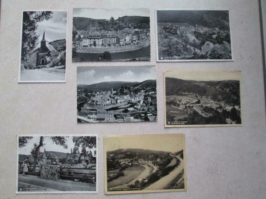 7 oude postkaarten La Roche en Ardenne, Envoi