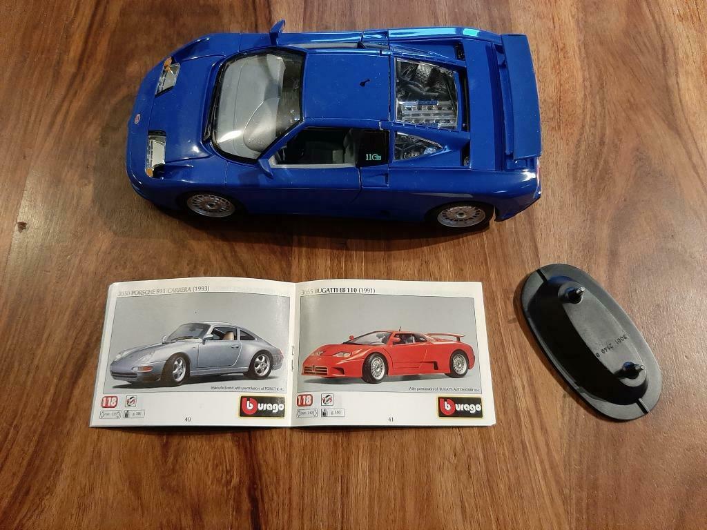voiture miniature Bugatti EB 110 (1991), Ophalen of Verzenden, Zo goed als nieuw, Auto