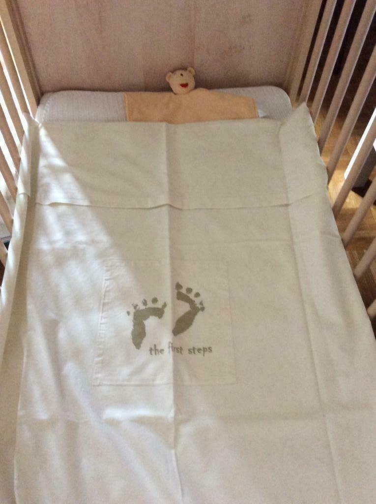 DEKBEDOVERTREK VOOR KINDERBEDJE, Kinderen en Baby's, Jongetje of Meisje, Beige, Dekbedovertrek, Ophalen of Verzenden