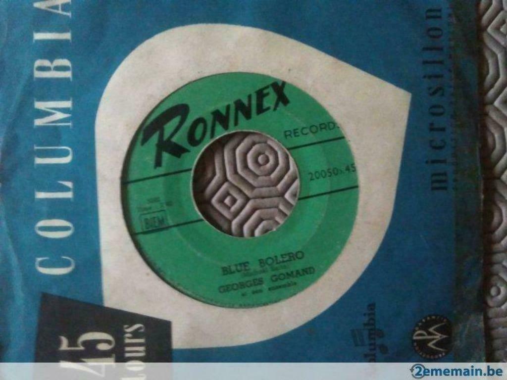 Georges Gomand "Blue Bolero", Enlèvement ou Envoi, En néerlandais, Single