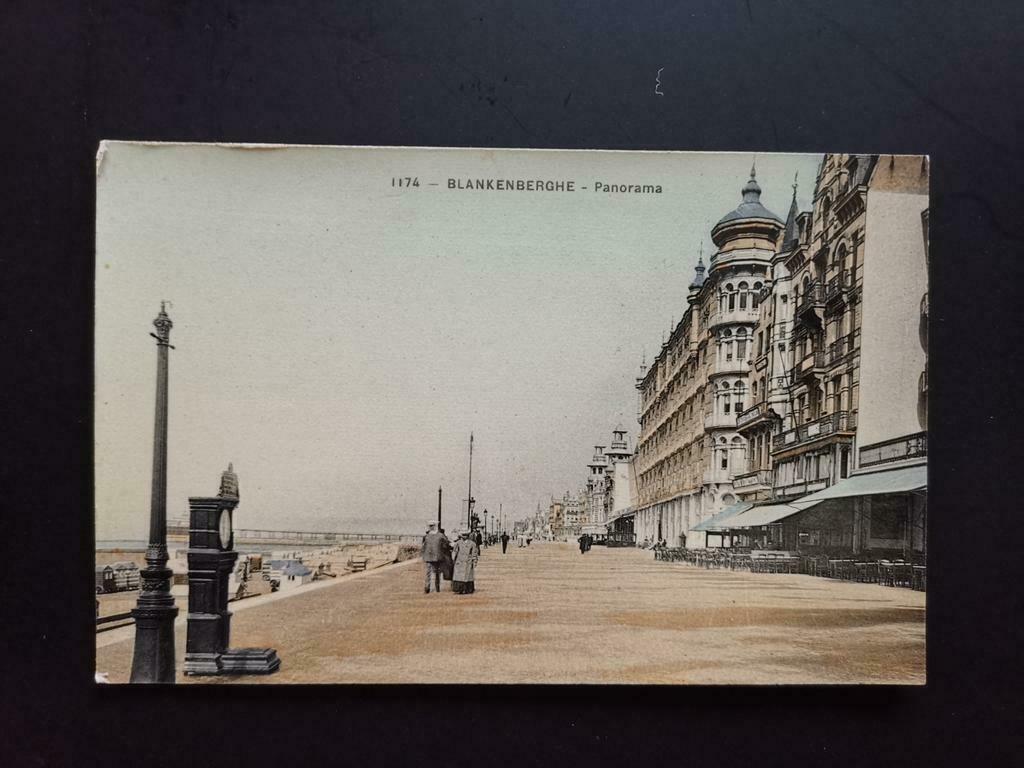 Blankenberge digue et Pier autour 1900, Collections, Cartes postales | Belgique, Enlèvement ou Envoi, Avant 1920, Non affranchie