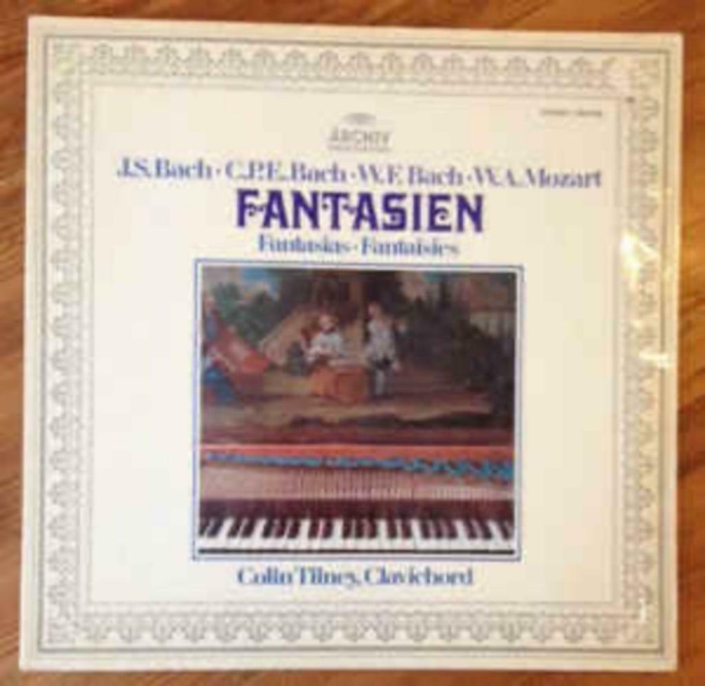 LP J.S. Bach C.P.E. Bach W.F. Bach Mozart Fantasien 1976, Gebruikt, Ophalen of Verzenden, 12 inch, Orkest of Ballet