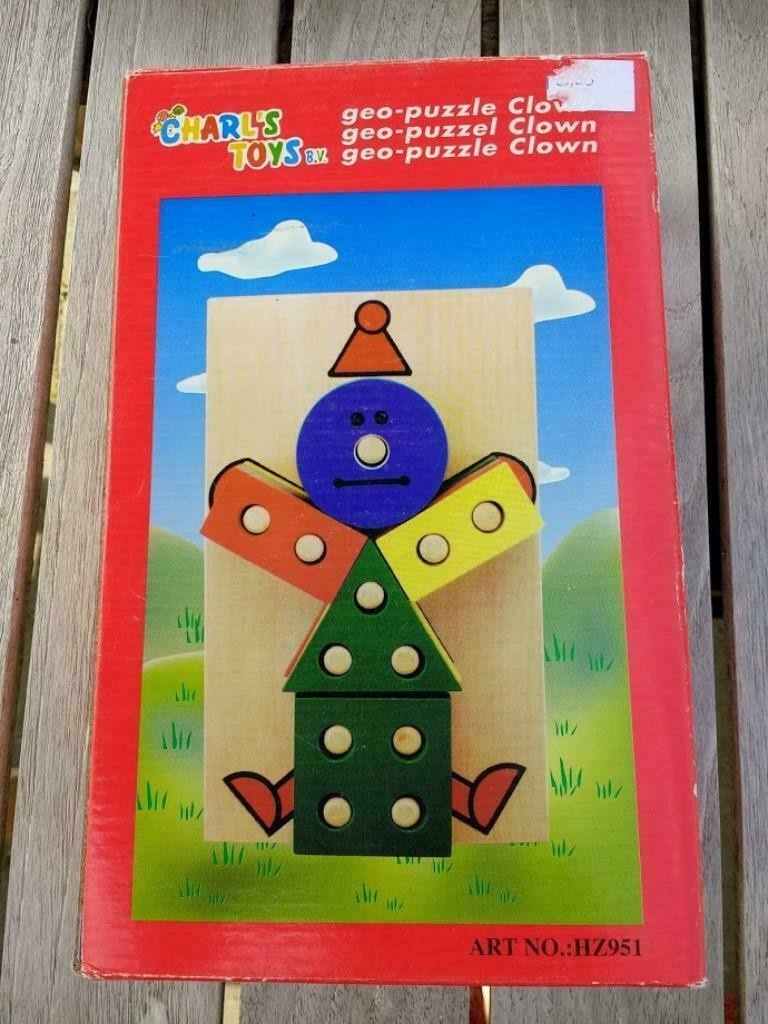 houten puzzel clown, Enlèvement, Utilisé, Autres types