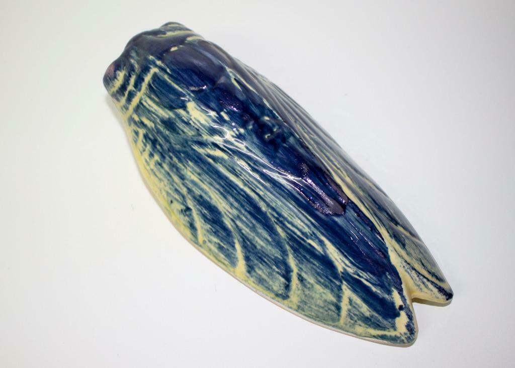 Grande cigale en terre suite et vernie, Maison & Meubles, Enlèvement ou Envoi, Utilisé