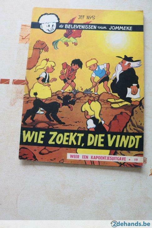 JommekeNr 19 : Wie zoekt, die vindt uit 1969, Boeken, Stripverhalen, Ophalen of Verzenden, Gelezen