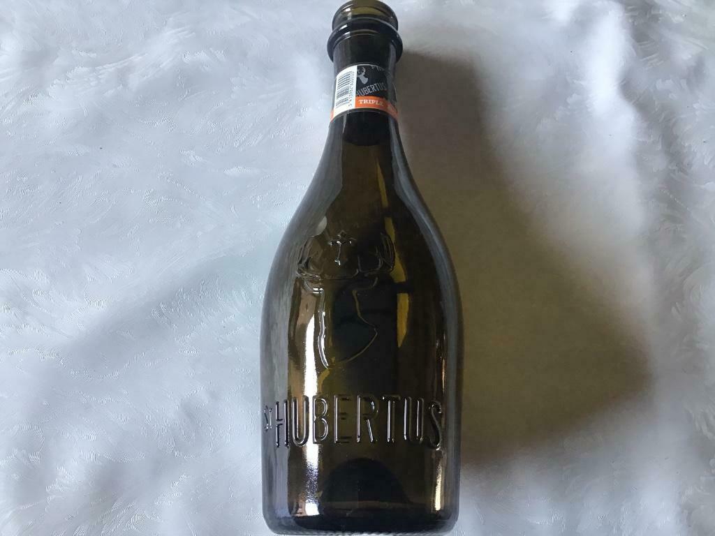Collector item Sint Hubertus leeg bierflesje, Ophalen of Verzenden, Gebruikt