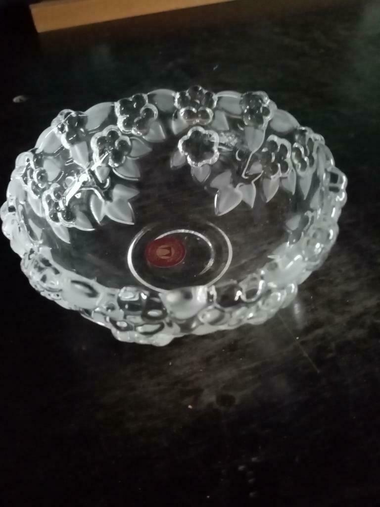 Sierschaaltje original Walther  en glazen asbak, Verzamelen, Ophalen of Verzenden