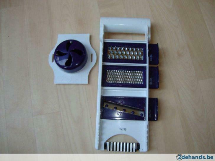 Paarswitte mandoline / rasp - niet gebruikt, Ophalen of Verzenden, Nieuw