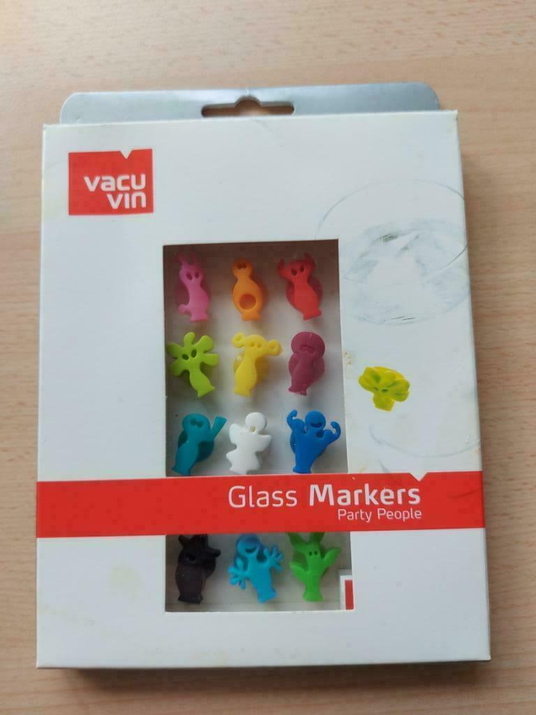 12 party glass markers nieuw in verpakking, Ophalen, Nieuw