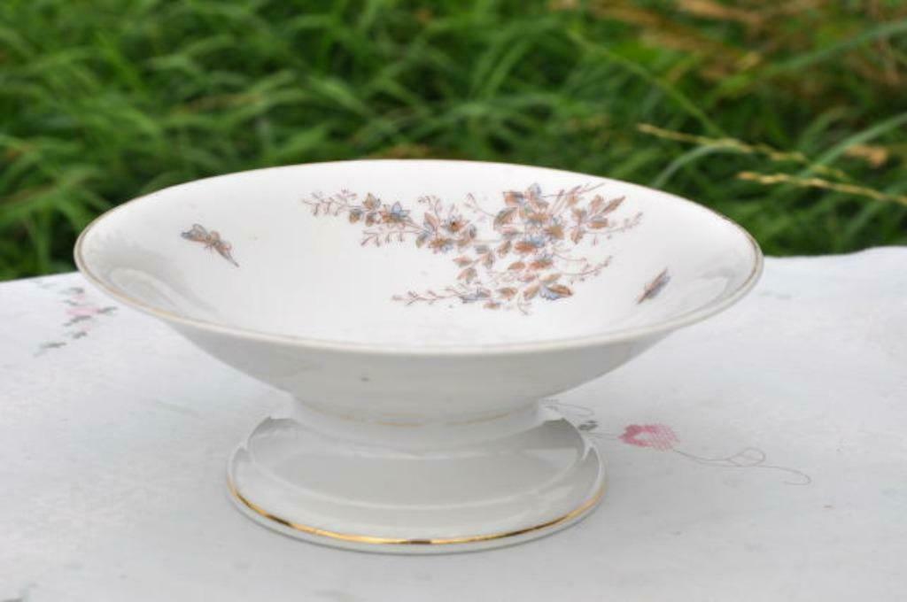 §  compotier porcelaine defuisseaux baudour, Antiquités & Art, Enlèvement ou Envoi