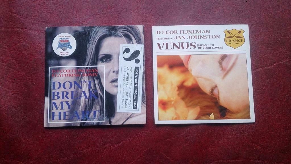 Dj cor fijneman cd singles, CD & DVD, CD Singles, Enlèvement ou Envoi