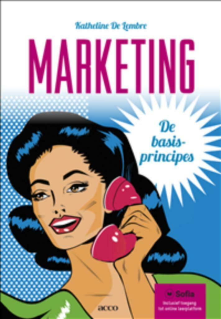 Marketing De basisprincipes, Ophalen of Verzenden, Nieuw, Hogeschool, Acco