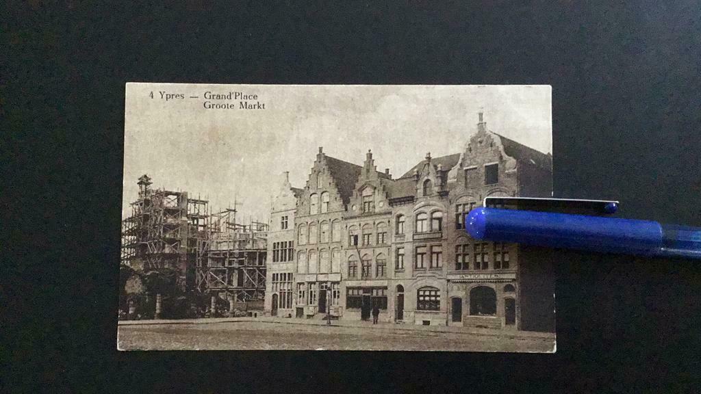 Ieper Grote Markt, Voor 1920, Ongelopen