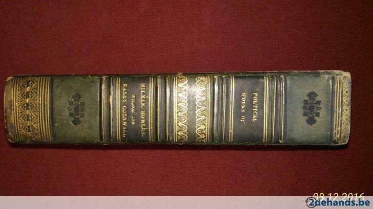 poetical works of milmas, bowles, wilson and barry cornwall, Antiquités & Art