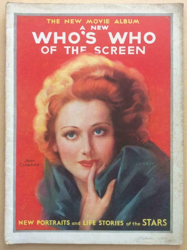 The New Movie Album, a new who's who of the screen, Livres, Journaux & Revues, Enlèvement ou Envoi