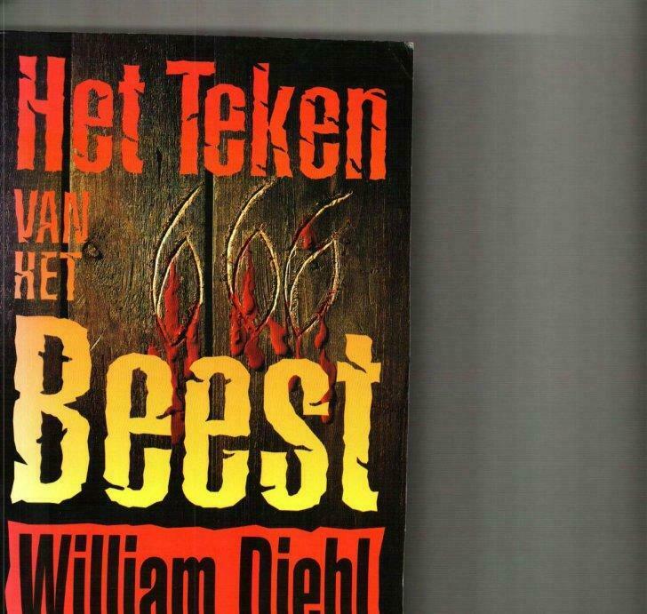 Het teken van het beest William Diehl 352 blz, Nieuw