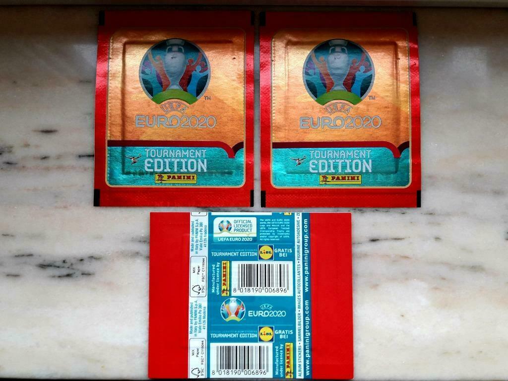 Panini Euro Ek 2020 Tournament Edt 3 zakjes Lidl nieuwstaat, Collections, Autocollants, Neuf, Enlèvement ou Envoi