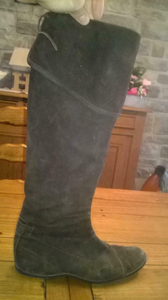 Botte femme, Brun, Enlèvement, Porté, Bottes hautes