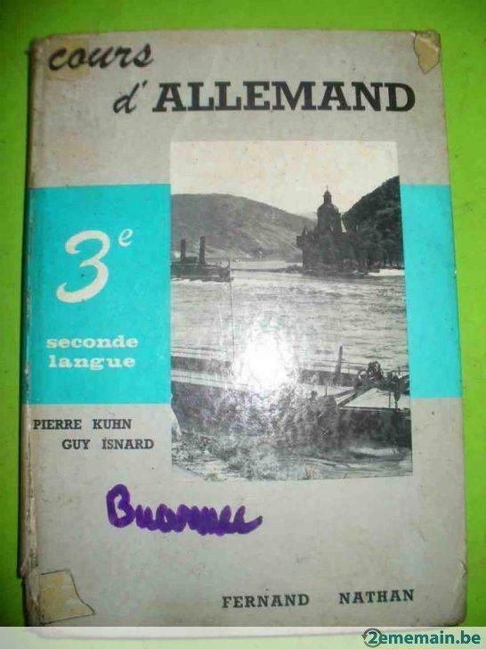 Livre cours d'allemand, Enlèvement ou Envoi, Utilisé, Enseignement supérieur