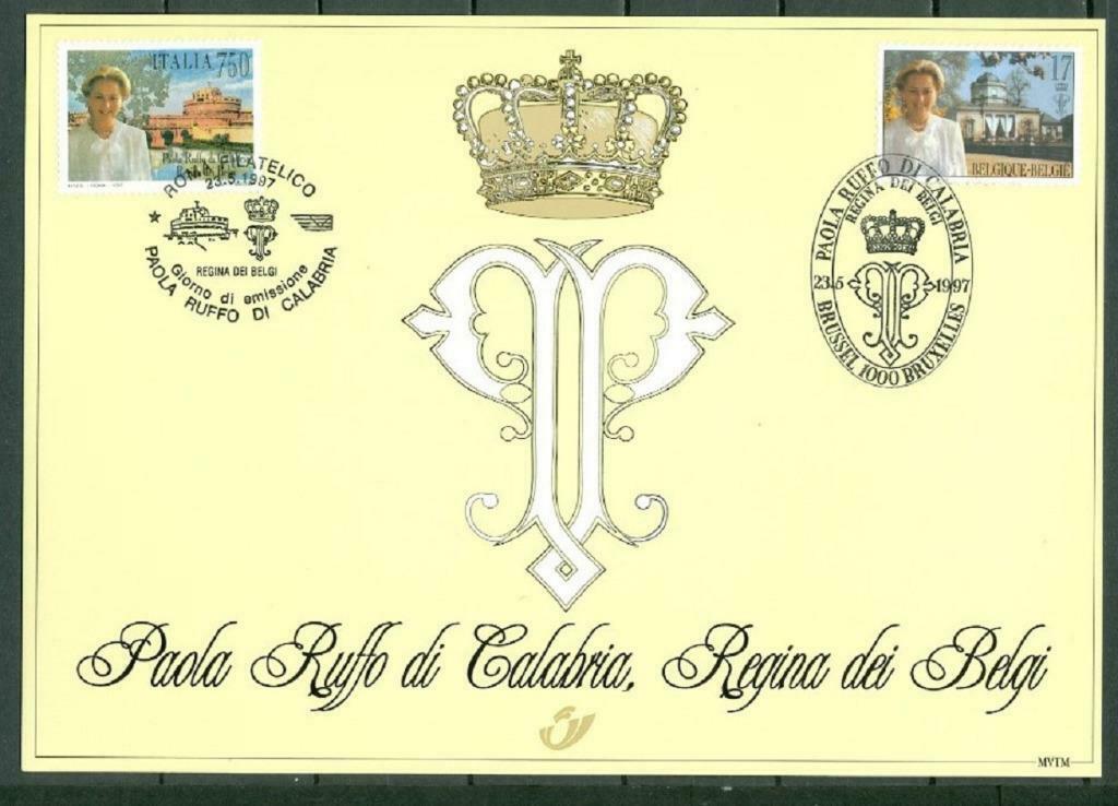 Année 1997 : Carte souvenir 2706HK - Paola, Reine des Belges, Enlèvement ou Envoi