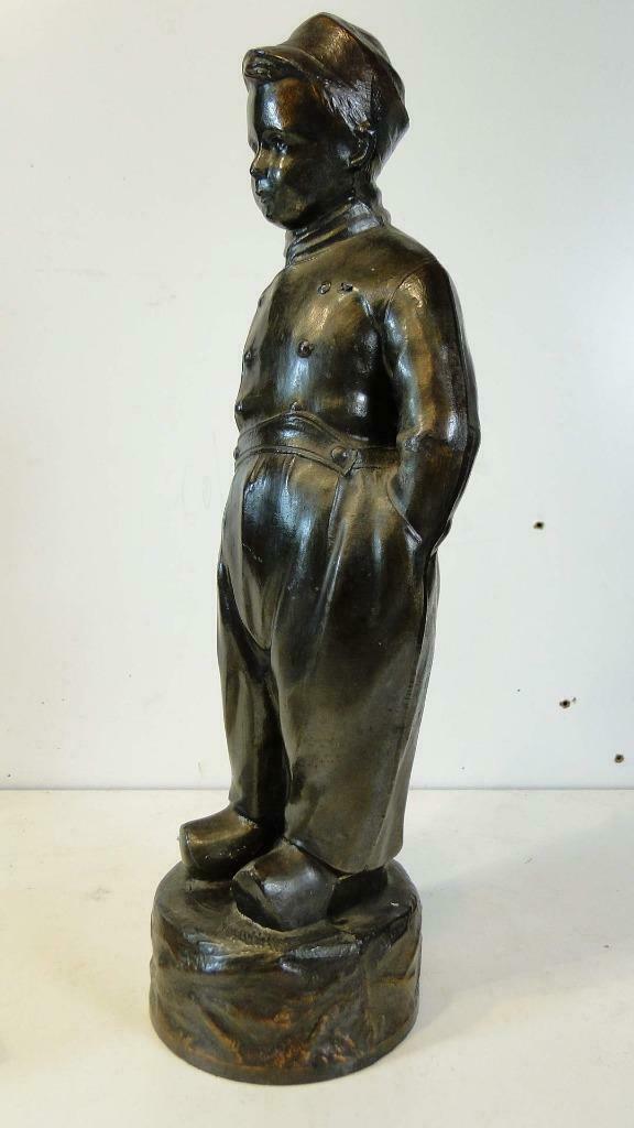 sculpture en bronze: garçon hollandais *, Enlèvement ou Envoi, Bronze
