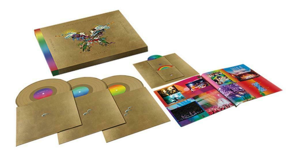 3LP+2Dvd Coldplay A Head Full Of Dreams Live GOLD Vinyl NEW, Ophalen of Verzenden, Nieuw in verpakking, Overige formaten