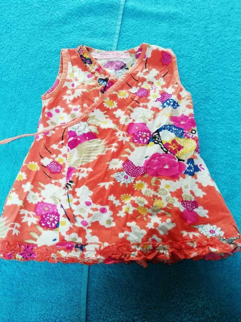 Overslagjurkje piro & etje maat 68, Kinderen en Baby's, Gebruikt, Meisje, Jurkje of Rokje, Ophalen of Verzenden