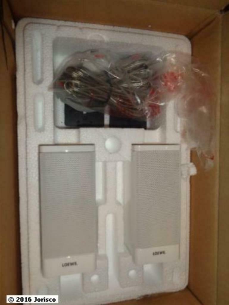 PAIRE D'ENCEINTES SATELLITE LOEWE NEUVE, TV, Hi-fi & Vidéo, Enlèvement ou Envoi, Neuf, 120 watts ou plus