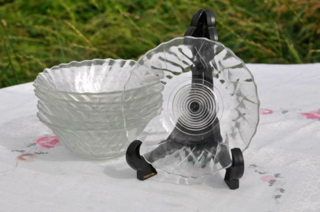 §  6 raviers a salade de fruits modèle 1, Enlèvement ou Envoi, Comme neuf, Verre, Récipient(s)