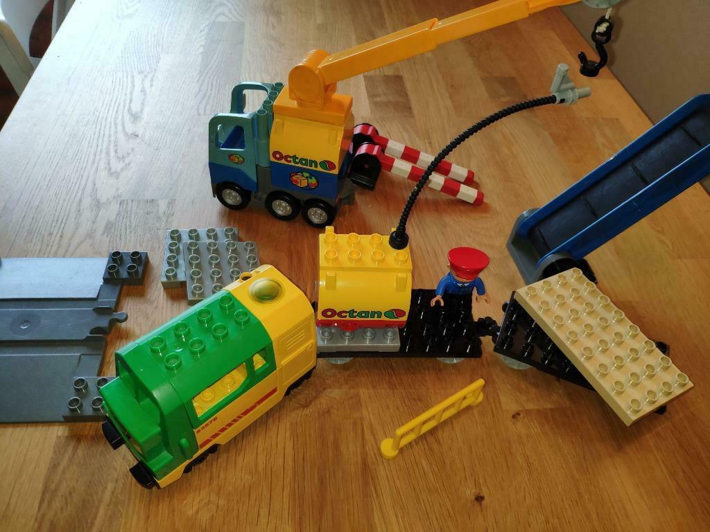 Ultragrote Duplo treinset 5607 5608 5609 3774 3775 2734 2735, Enfants & Bébés, Jouets | Duplo & Lego, Utilisé, Duplo, Ensemble complet