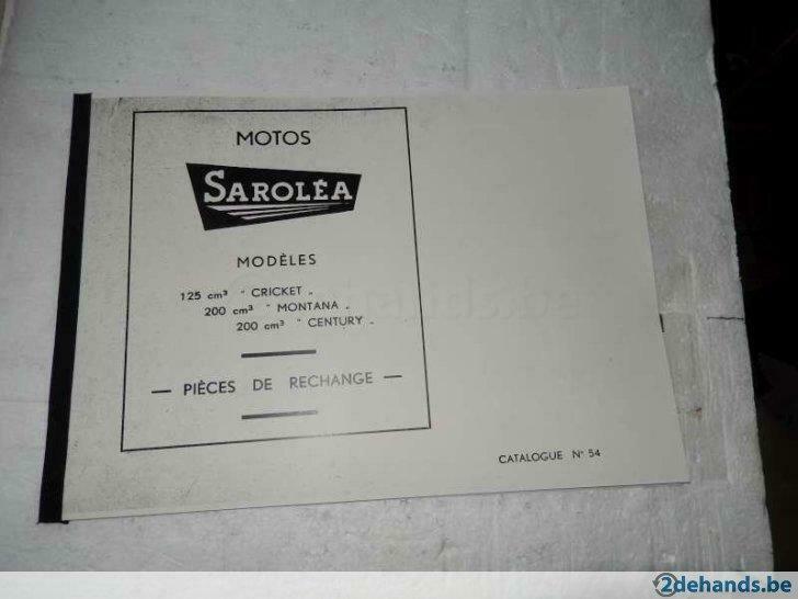 Sarolea 125cc en 200cc onderdelenboek, Motos, Enlèvement ou Envoi, Neuf