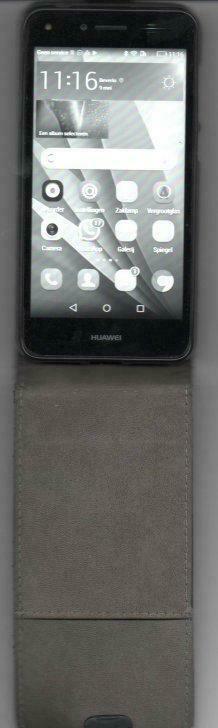 smartphone  HUAWEI Y5 II + gratis lederen etui., Telecommunicatie, Ophalen of Verzenden, Gebruikt, Hoesje of Tasje