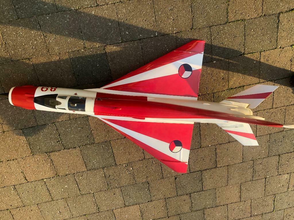 RC vliegtuig Mig-21 - vliegklaar, Ophalen, Zo goed als nieuw, Elektro