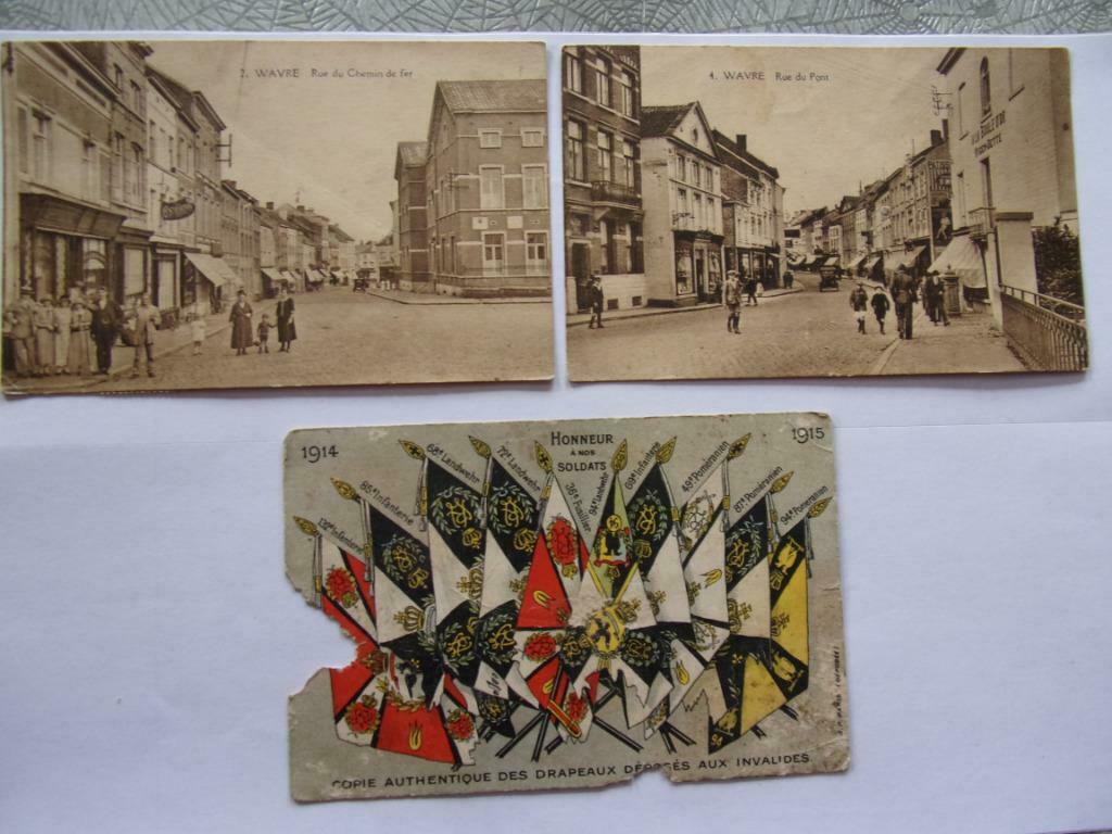 Cartes postales anciennes WAVRE affranchies années 1926-1927, Collections, Cartes postales | Belgique, Enlèvement ou Envoi, 1920 à 1940